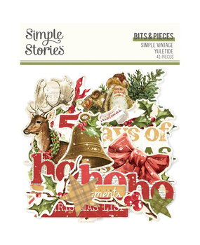 Simple Stories Simple Vintage Yuletide Bits & Pieces (23222) Simple Stories Simple Vintage Yuletide Bits & Pieces (23222)