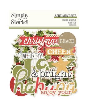 Simple Stories Simple Vintage Yuletide Sentiment Bits (23224) Simple Stories Simple Vintage Yuletide Sentiment Bits (23224)