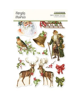 Simple Stories Simple Vintage Yuletide Sticker Book (23227)