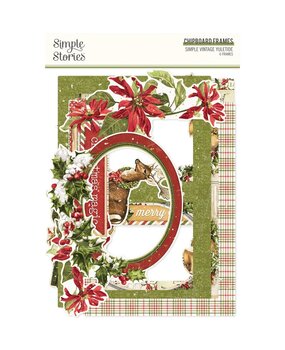 Simple Stories Simple Vintage Yuletide Chipboard Frames (23228)