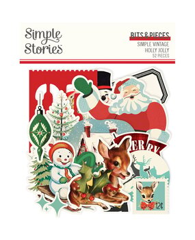 Simple Stories Simple Vintage Holly Jolly Bits & Pieces (23318)