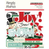 Simple Stories Simple Vintage Holly Jolly Sentiment Bits (23321)