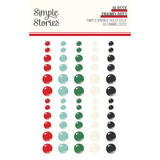 Simple Stories Simple Vintage Holly Jolly Glossy Enamel Dots (23328)