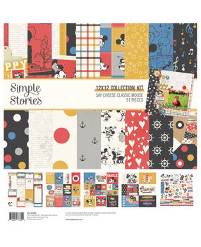 Simple Stories Say Cheese Classic Mouse 12x12 Inch Collection Kit (23400) Simple Stories Say Cheese Classic Mouse 12x12 Inch Collection Kit (23400)