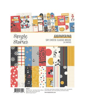 Simple Stories Say Cheese Classic Mouse 6x8 Inch Paper Pad (23415) Simple Stories Say Cheese Classic Mouse 6x8 Inch Paper Pad (23415)