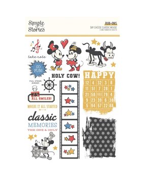 Simple Stories Say Cheese Classic Mouse Rub Ons (23424) Simple Stories Say Cheese Classic Mouse Rub Ons (23424)