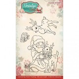 Berrie's Beauties Nostalgic Noel Clear Stamp Set Deer (BBCS10013)