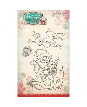 Berrie's Beauties Nostalgic Noel Clear Stamp Set Deer (BBCS10013) Berrie's Beauties Nostalgic Noel Clear Stamp Set Deer (BBCS10013)