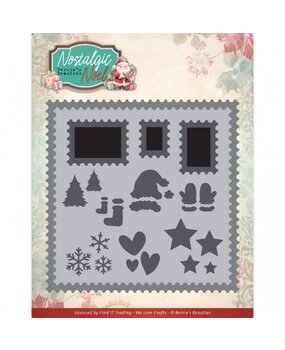 Berrie's Beauties Nostalgic Noel Dies Nostalgic Postage Stamps (BBD10021) Berrie's Beauties Nostalgic Noel Dies Nostalgic Postage Stamps (BBD10021)