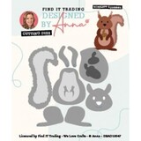 Designed by Anna Mix and Match Scarlett Squirrel Dies (DBAD10047)