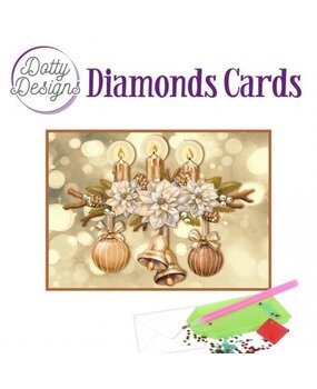 Find It Trading Diamond Cards Set Christmas Candles (DDDC1182)