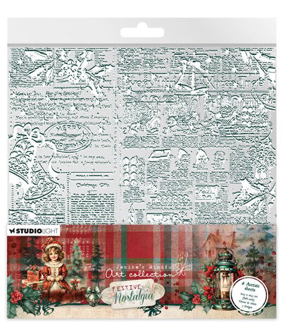 Studio Light Festive Nostalgia 8x8 Inch Acetate Sheets (JMA-FN-ACS09) Studio Light Festive Nostalgia 8x8 Inch Acetate Sheets (JMA-FN-ACS09)