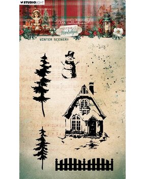 Studio Light Festive Nostalgia Clear Stamp Winter Scenery (JMA-FN-STAMP751) Studio Light Festive Nostalgia Clear Stamp Winter Scenery (JMA-FN-STAMP751)
