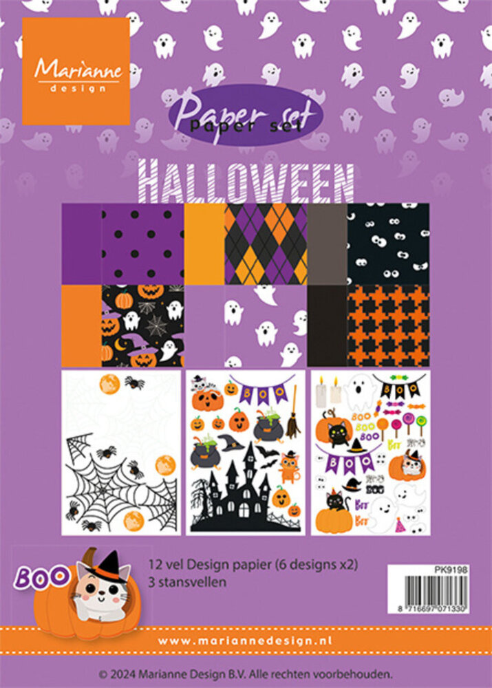 Marianne Design Halloween A5 Paper Set (PK9198) Marianne Design Halloween A5 Paper Set (PK9198)