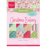 Marianne Design Christmas Bakery A4 Pretty Papers Bloc (PK9195)
