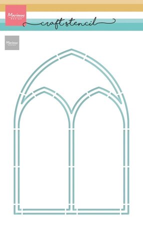 Marianne Design Craft Stencil A5 Church Window (PS8171) Marianne Design Craft Stencil A5 Church Window (PS8171)