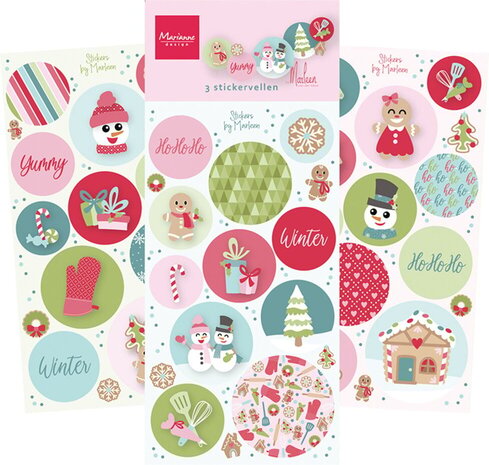 Marianne Design Stickers Christmas Bakery (CA3198)