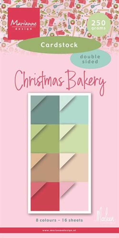 Marianne Design Christmas Bakery 15x30cm Cardstock (PK9196) Marianne Design Christmas Bakery 15x30cm Cardstock (PK9196)