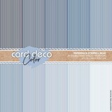 Card Deco Color Paperpack A4 Stripes Blue (CDCPPA413004)