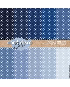 Card Deco Color Paperpack A4 Dots Blue (CDCPPA414004) Card Deco Color Paperpack A4 Dots Blue (CDCPPA414004)