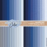 Card Deco Color Paperpack A4 Megapack Blue (CDCPPA419004)