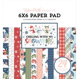 Echo Park Chilling With My Snowmies 6x6 Inch Paper Pad (SNO398023)