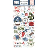 Echo Park Chilling With My Snowmies 6x13 Inch Chipboard Accents (SNO398021)