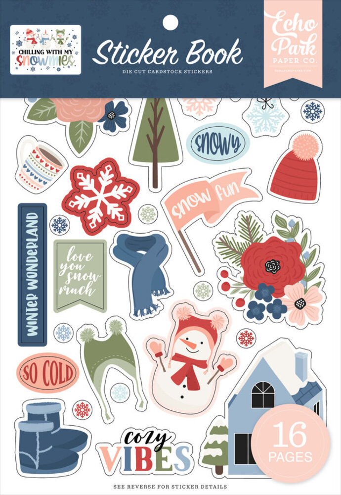 Echo Park Chilling With My Snowmies Sticker Book (SNO398029) Echo Park Chilling With My Snowmies Sticker Book (SNO398029)