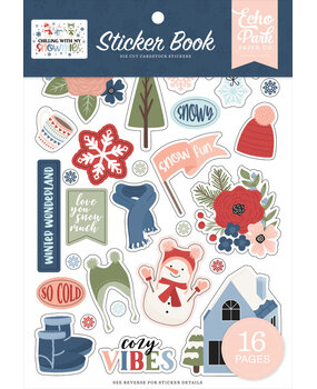 Echo Park Chilling With My Snowmies Sticker Book (SNO398029)