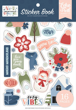 Echo Park Chilling With My Snowmies Sticker Book (SNO398029) Echo Park Chilling With My Snowmies Sticker Book (SNO398029)