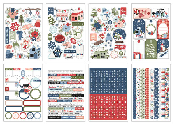 Echo Park Chilling With My Snowmies Sticker Book (SNO398029) Echo Park Chilling With My Snowmies Sticker Book (SNO398029)