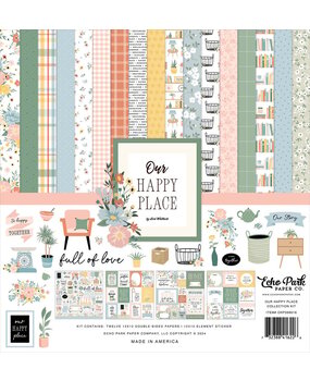 Echo Park Our Happy Place 12x12 Inch Collection Kit (OHP399016) Echo Park Our Happy Place 12x12 Inch Collection Kit (OHP399016)