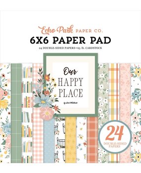 Echo Park Our Happy Place 6x6 Inch Paper Pad (OHP399023)