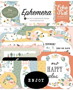 Echo Park Our Happy Place Ephemera (OHP399024) Echo Park Our Happy Place Ephemera (OHP399024)