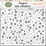 Echo Park Our Happy Place Family Forever Floral Stencil (OHP399035)*