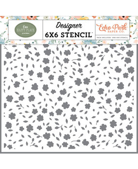 Echo Park Our Happy Place Family Forever Floral Stencil (OHP399035)* Echo Park Our Happy Place Family Forever Floral Stencil (OHP399035)*