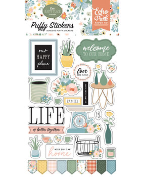 Echo Park Our Happy Place Puffy Stickers (OHP399066)* Echo Park Our Happy Place Puffy Stickers (OHP399066)*