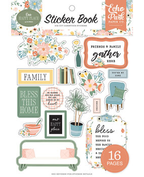 Echo Park Our Happy Place Sticker Book (OHP399029)* Echo Park Our Happy Place Sticker Book (OHP399029)*