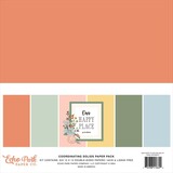 Echo Park Our Happy Place 12x12 Inch Coordinating Solids Paper Pack (OHP399015)