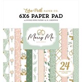 Echo Park Marry Me 6x6 Inch Paper Pad (MRY400023)