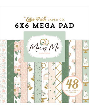 Echo Park Marry Me 6x6 Inch Mega Pad (MRY400031) Echo Park Marry Me 6x6 Inch Mega Pad (MRY400031)