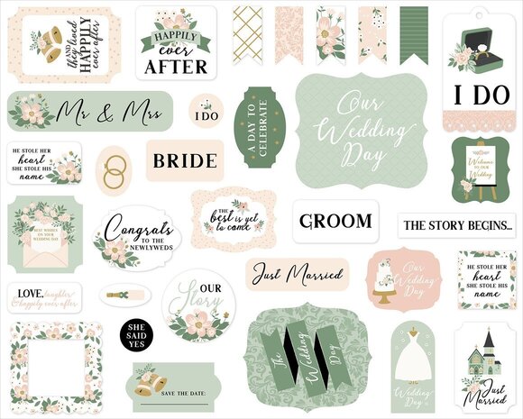 Echo Park Marry Me Ephemera (MRY400024) Echo Park Marry Me Ephemera (MRY400024)