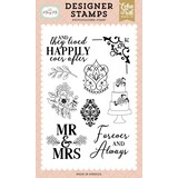 Echo Park Marry Me Wedding Damasks Clear Stamp (MRY400044)*