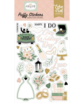 Echo Park Marry Me Puffy Stickers (MRY400066) Echo Park Marry Me Puffy Stickers (MRY400066)