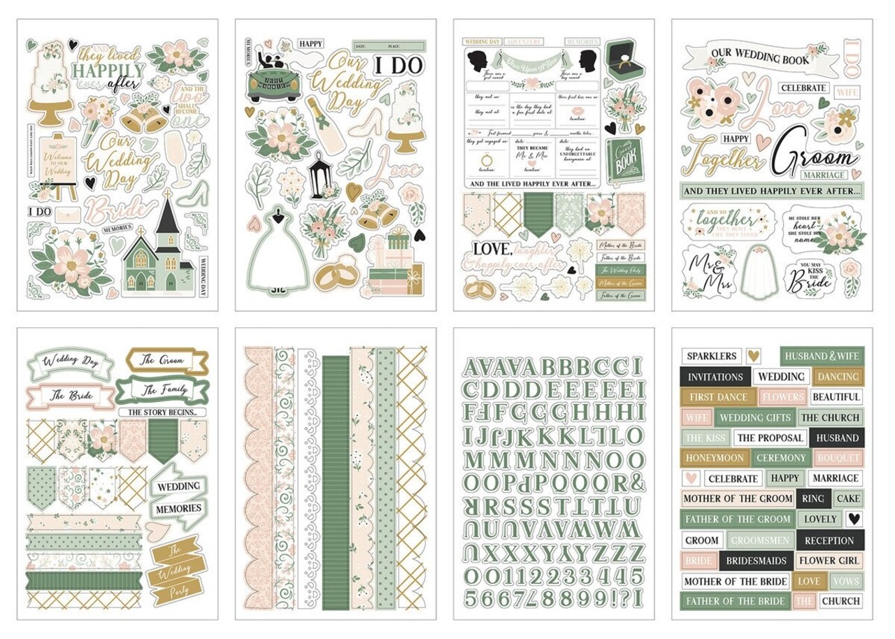 Echo Park Marry Me Sticker Book (MRY400029) Echo Park Marry Me Sticker Book (MRY400029)