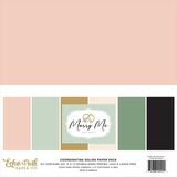 Echo Park Marry Me 12x12 Inch Coordinating Solids Paper Pack (MRY400015)