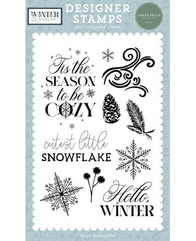 Carta Bella Winter Wonderland Cutest Little Snowflake Clear Stamps (CBWTW397043) Carta Bella Winter Wonderland Cutest Little Snowflake Clear Stamps (CBWTW397043)