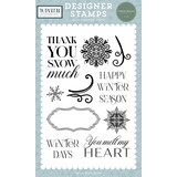 Carta Bella Winter Wonderland Happy Winter Season Clear Stamps (CBWTW397044)