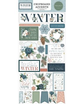 Carta Bella Winter Wonderland 6x13 Inch Chipboard Accents (CBWTW397021)