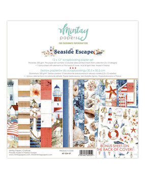 Mintay Seaside Escape 12x12 Inch Scrapbooking Paper Set (MT-SEA-07) Mintay Seaside Escape 12x12 Inch Scrapbooking Paper Set (MT-SEA-07)